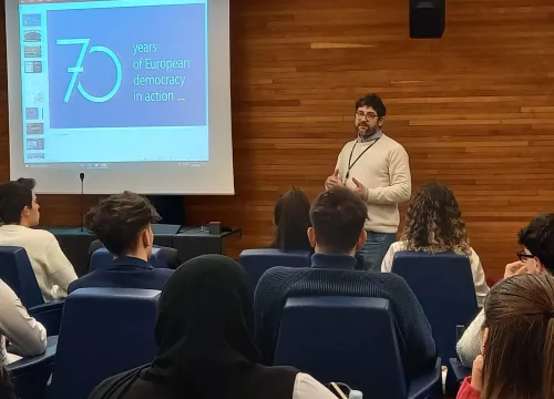 Studenti al Parlamento Europeo