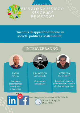 Locandina Funzionamento sistema pensioni